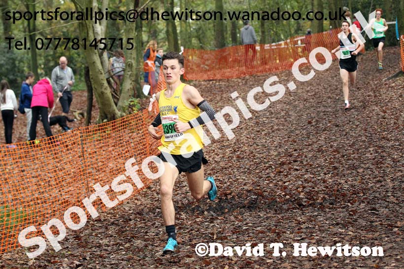 Junior men, National Cross Country Relays, Berry Park, Mansfield. Photo: David T. Hewitson/Sports for All Pics